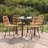 Baldvina Patio Dining Set with Square Table-542327603-542327602