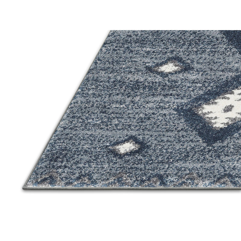 Tapis de zone gris foncé contemporain, Rectangle 2 pi x 3 pi