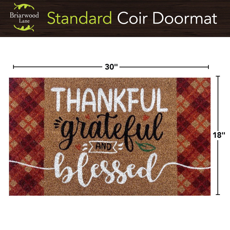 Paillasson «Thankful And Blessed Coir»