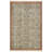Faded Sage & Terracotta Oriental Area Rug