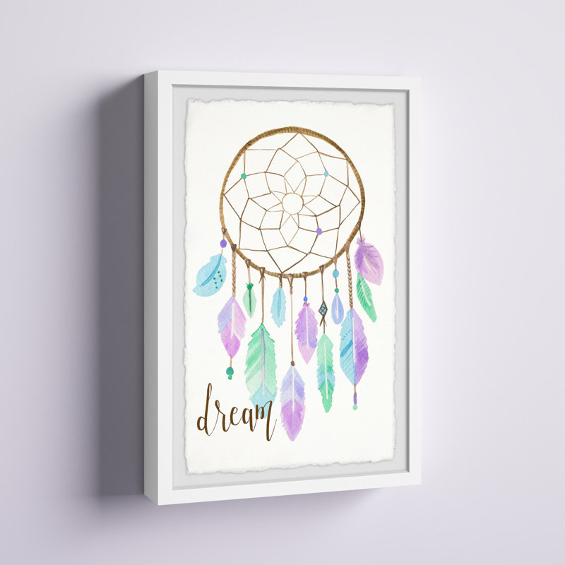 «Pastel Dreamcatcher II», reproduction encadrée, H 12 po x l 8 po x P 1,5 po