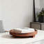 Plateau rond rond en bois, porte-bougie et porte-bougie rustique pour cuisine et salle de bain-1534805724-1534805721