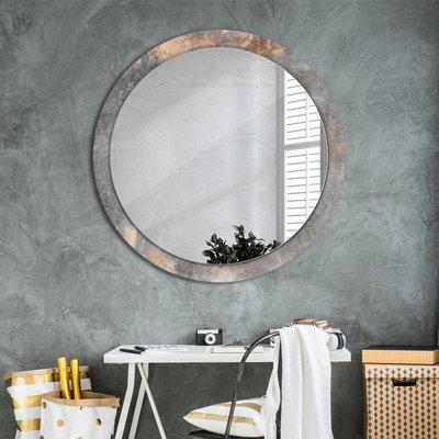 Huldar Glass Flat Wall Mirror