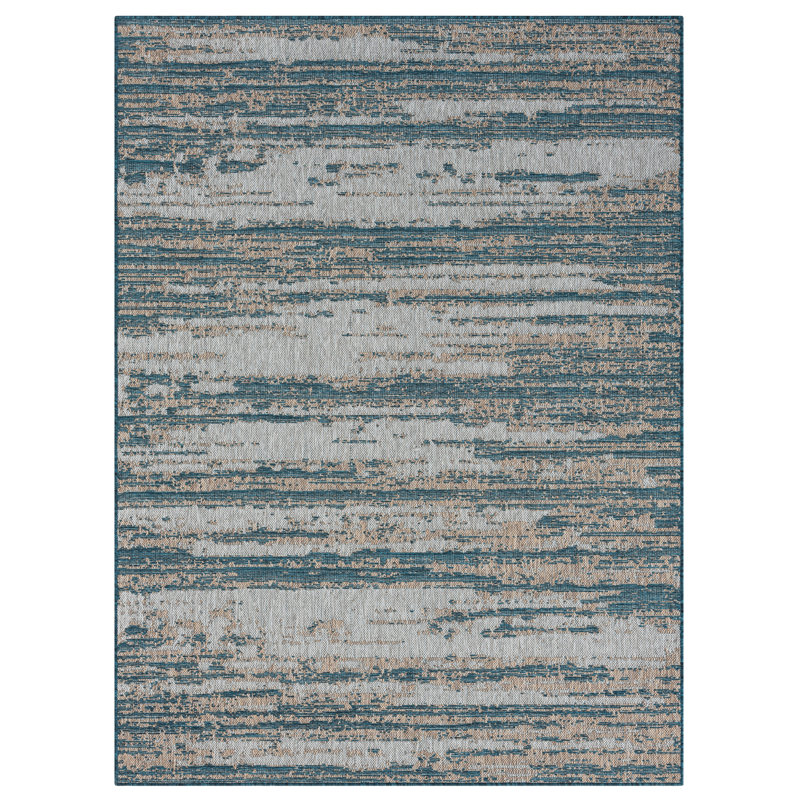 Aelisa Abstract Indoor Rug, Rectangle 7'7" x 10'