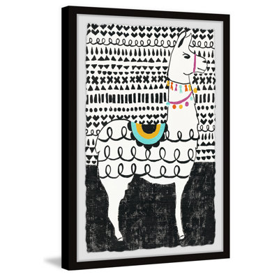 Beyarmudu Llama Loops Framed Print