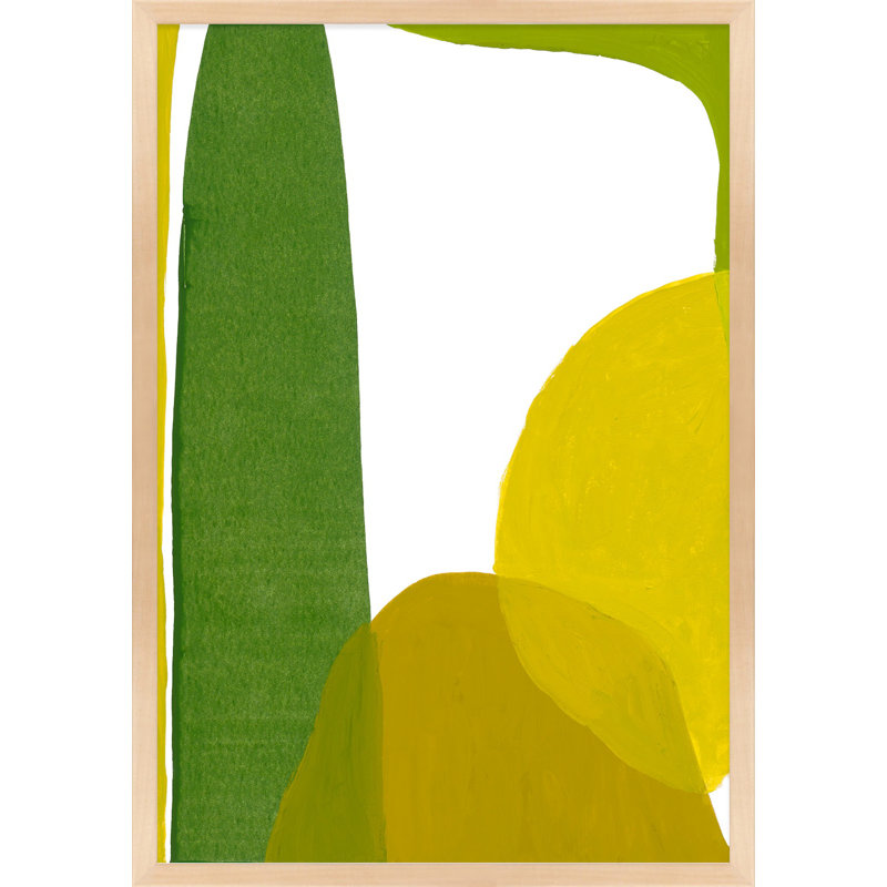 Santa Monica 2 Print by Andrea Stokes, 20" H x 14" W x 1.25" D, Maple