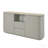 Ceramic Top & Light Gray Finish Server