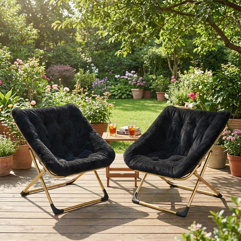 Iron, Cotton Rocking Chair