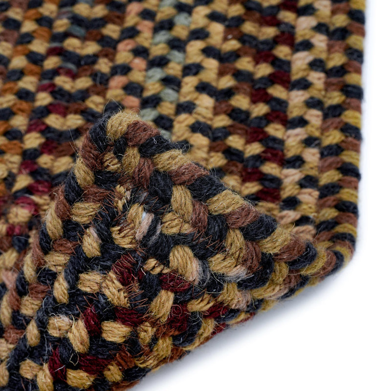 Fort Lupton Wool Indoor Rug, Concentric Rectangle 3' x 5'