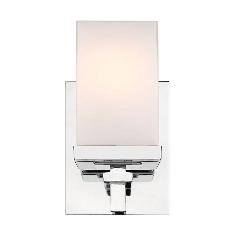 Applique murale de salle de bain Azamat, Chrome chrome