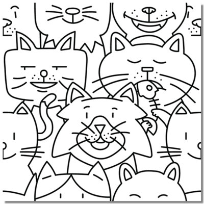 Joli chaton 10 x 10