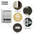 Modern LED Medicine Cabinet with Mirror, Anti-Fog, Outlets & Adjustable Shelves-870191383-861917460