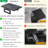 Upgraded Couch Arm Tray Table With Dual Phone Holder - Multi-Functional Sofa Armrest Tray For Drinks, Snacks, Tablets - Sturdy Design With Non-Slip Surface For Home Use