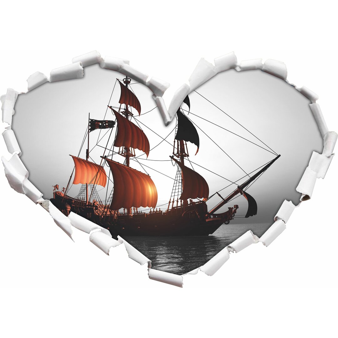 Wandtattoo Gewaltiges Segelschiff