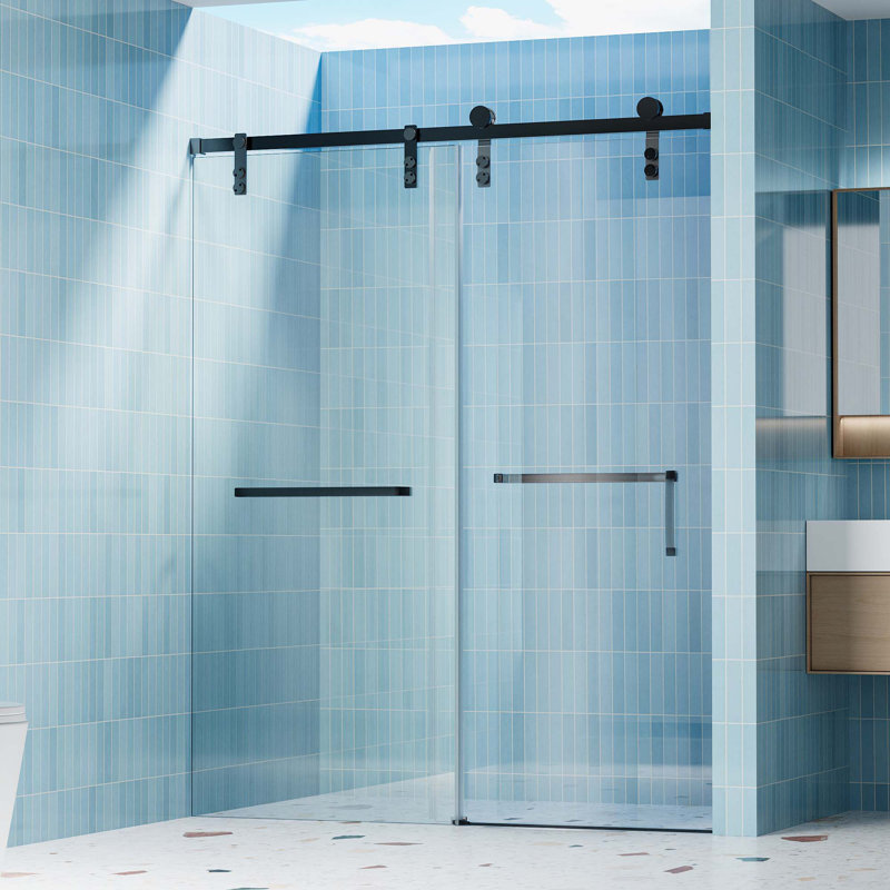 Portes de douche, Noir mat