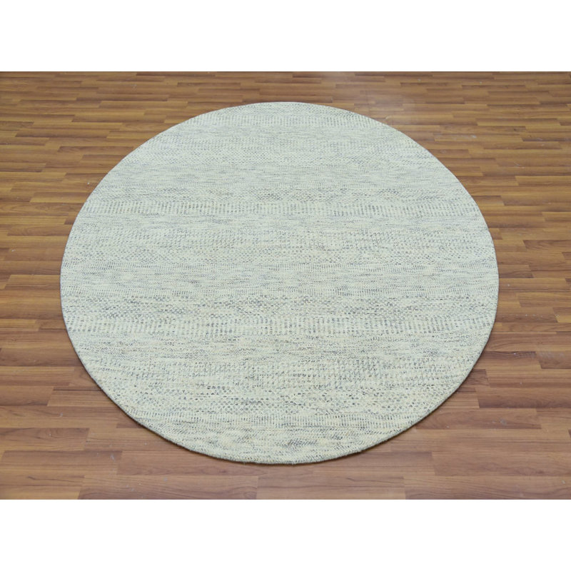 Shaunel One-of-a-Kind 6' X 6' New Age Round Wool Area Rug