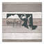 Marylandabli - Art textuel sur toile tendue