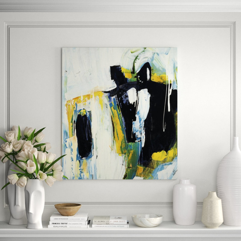 Gregarious Painting by Joshua Schicker, Outdoor, 27" H x 24" W x 1.5" D