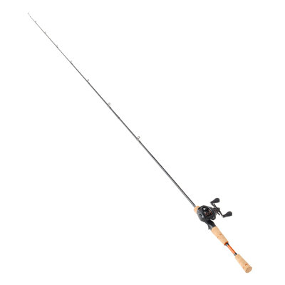 Ensemble de canne à pêche et moulinet IM7 en fibre de carbone avec poignée en liège et guides en acier inoxydable IM7