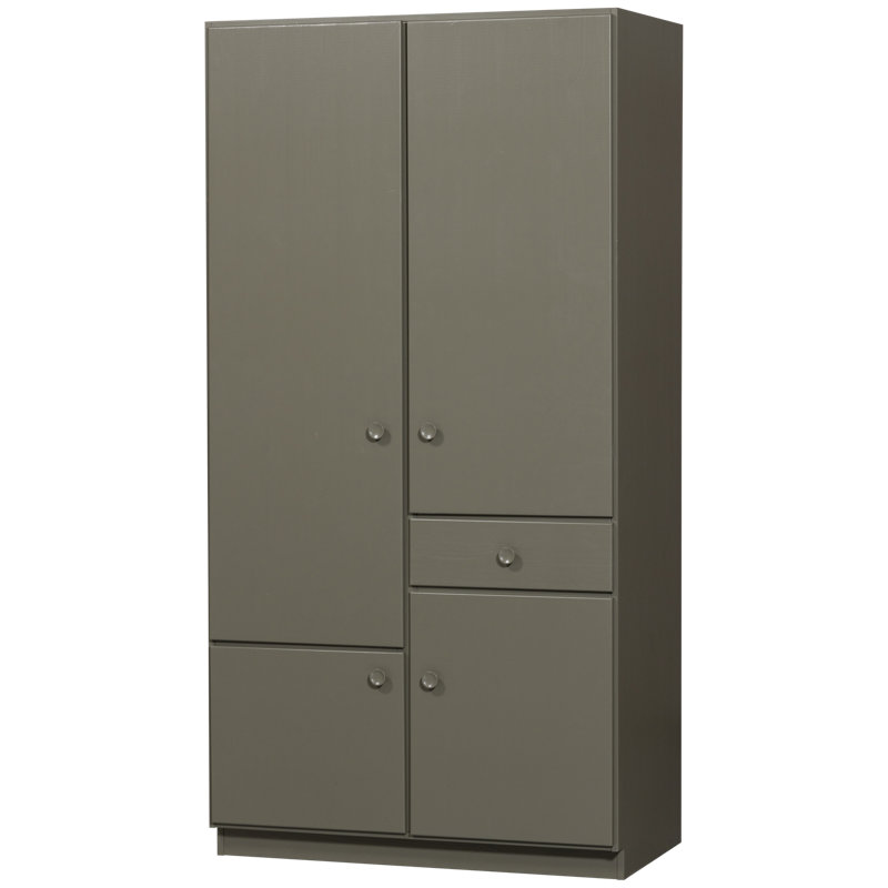 Alfie 4 Door Pine Wardrobe