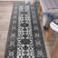 Tapis de couloir lavable à la machine gris 2,5 x 10 Ramage