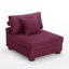 Fauteuil d'appoint sans accoudoirs en velours côtelé Milbrey-27806437-27806434