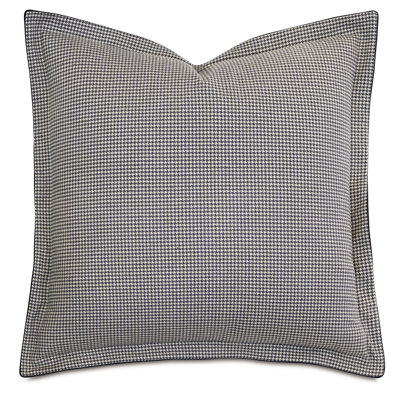 Carmel Cotton Blend Houndstooth Sham
