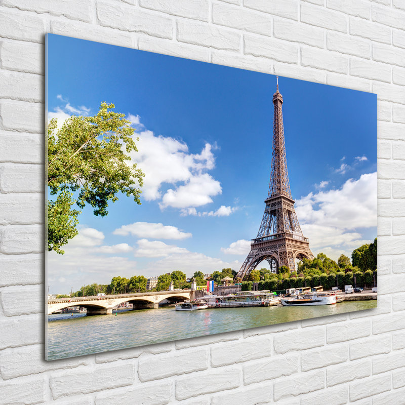 Eiffel Tower Paris - No Frame Print on Glass