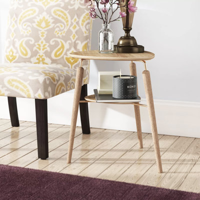 Solid Wood End Table