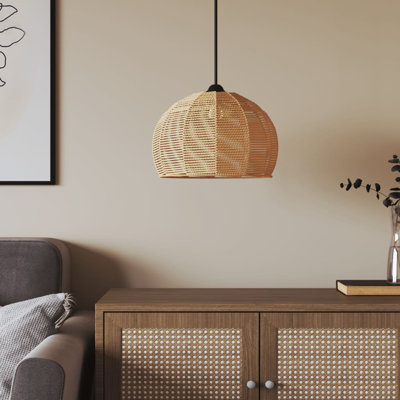 26cm H Lamp Shade in Brown