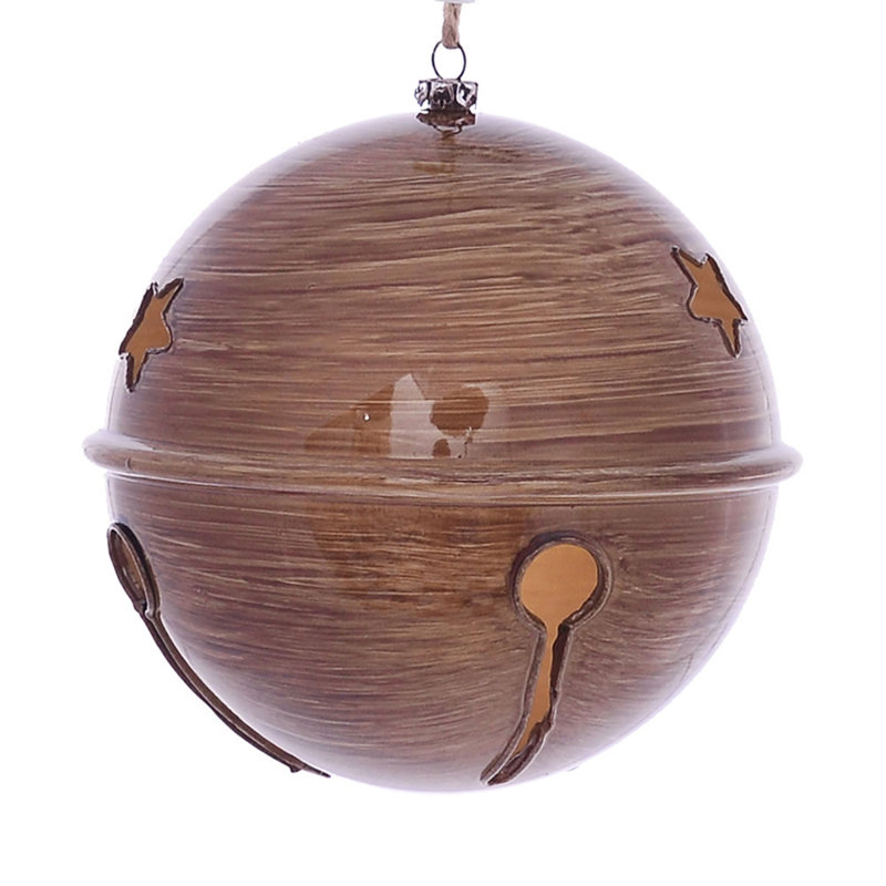 Ornement de cloche de Noël, Vert mousse