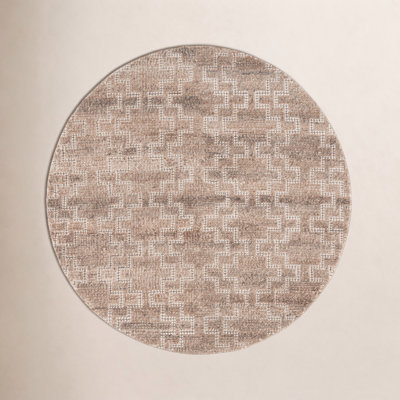 Hand-Woven Geometric Outdoor Rug