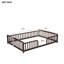 Lit pour tout-petit Montessori, structure en bois de pin (espresso, double)-2004145996-2004145997