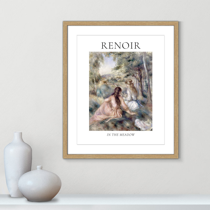 Collection «Old the prairie» par Auguste Renoir, Cadre photo naturel naturel, Oui, H 25,5 po x l 21,5 po x P 1,25 po