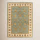 Southshore Handmade Wool Green/Light Beige/Brown Rug