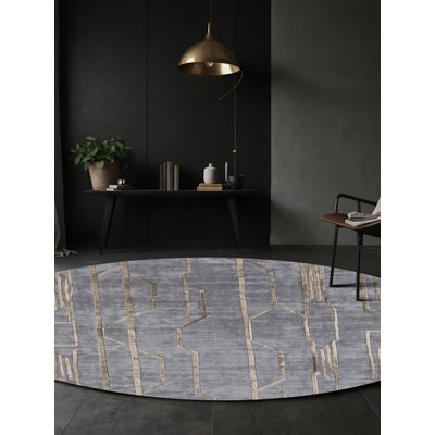 Tapis gris lavable à la machine