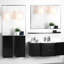 40x30inch Silver Bathroom Mirror With Beveled Edge And Aluminum Frame Distinctive-2079322377-2079322391