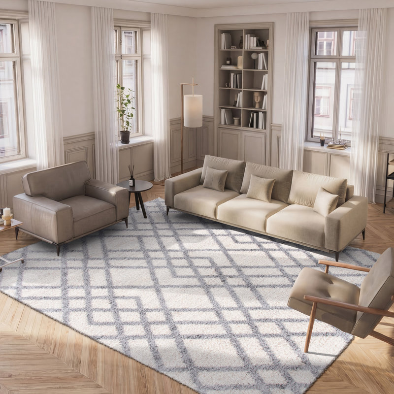 Tapis à poils longs Novotny, Rectangle 8 pi x 10 pi