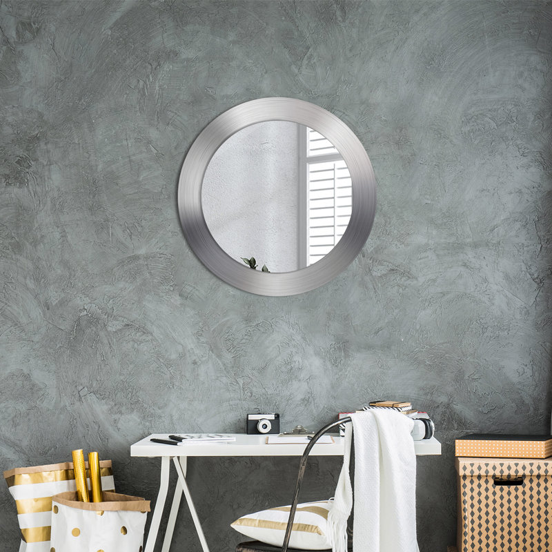 Huldar Glass Flat Wall Mirror