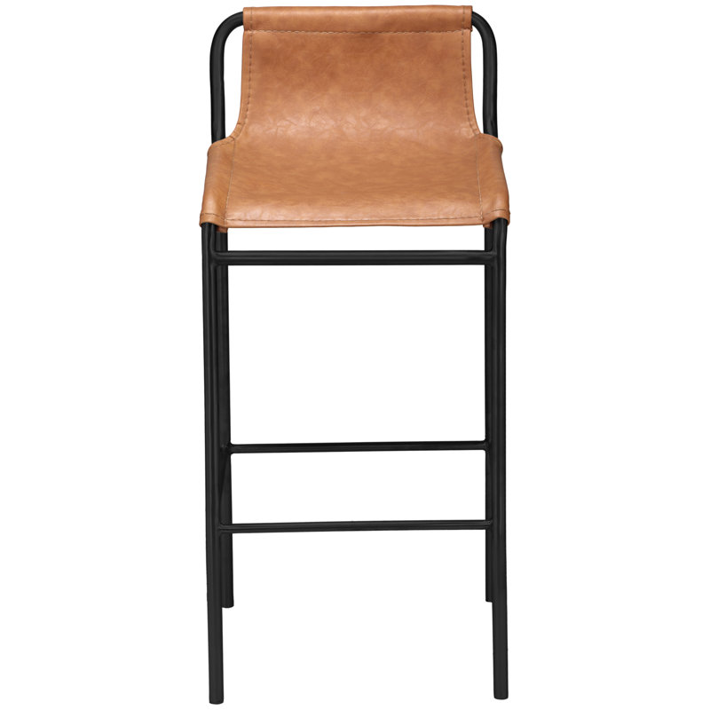 Dax Counter Stool, Cognac Vegan Leather