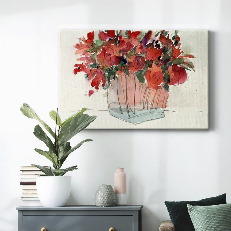 The Small Bunch II-Gallery Wrapped Canvas, 12" H x 18" W