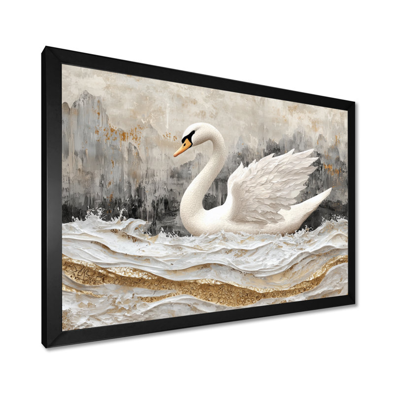 Art mural Dorvin, Reproduction encadrée d'une seule photo, Noir, noir, noir, noir, H 12 po x l 20 po