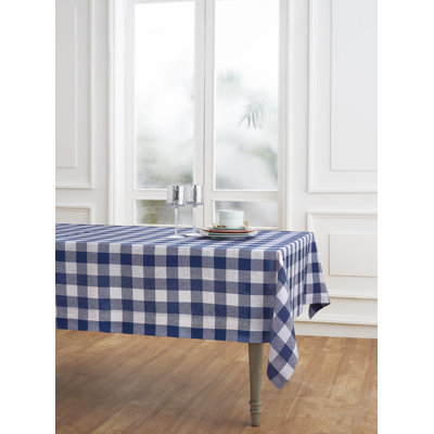 Buffalo Check - 100% Pure Linen Tablecloth