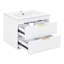 Ensemble de meuble-lavabo simple 17,72 po avec plateau en céramique Elseline