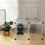 Plastic Free Standing Pet Gate With Door