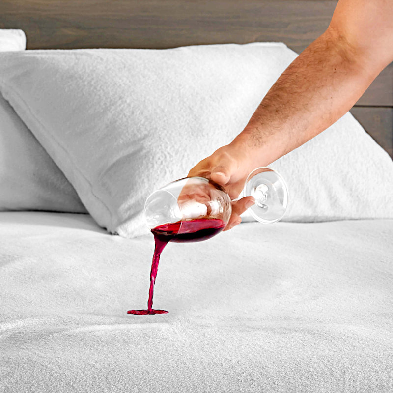 Couvre-matelas imperméable en vrac hypoallergénique, Double TG