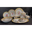Service de table en porcelaine rose antique 57 pièces Kyjuan - Service pour 8
