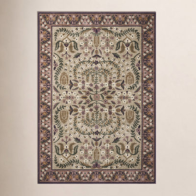 Rifle Paper Co. x Loloi Canopy Aubergine Rug