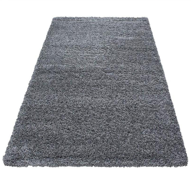 Gano Large Grey Shaggy Rug