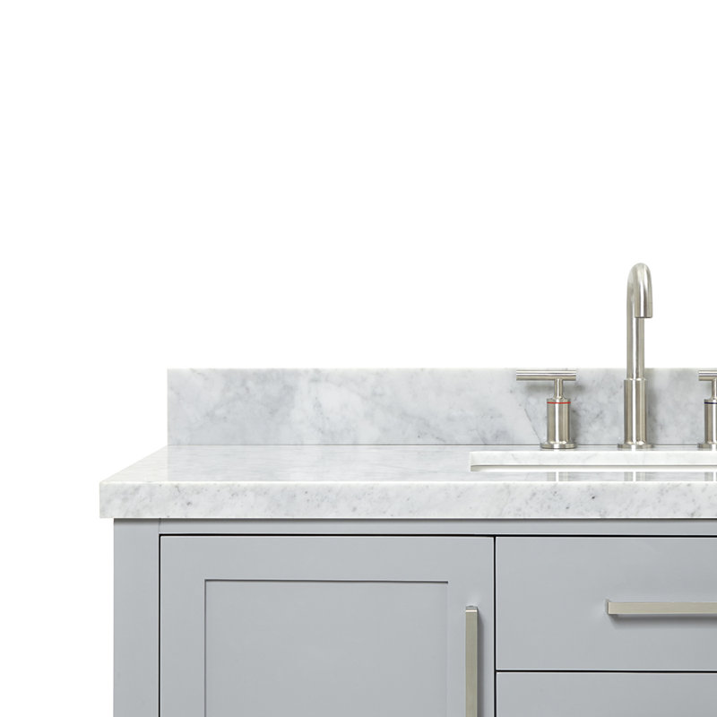 Bayhill 61" W Single Bathroom Vanity Set, Gray, 49"